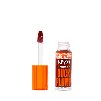NYX Professional Makeup Women's Duck Plump Lip Plumping Gloss in Wine Not | Size: 7ml