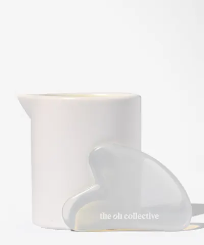The Oh Collective - Turn Me On Massage Oil Candle & Gua Sha