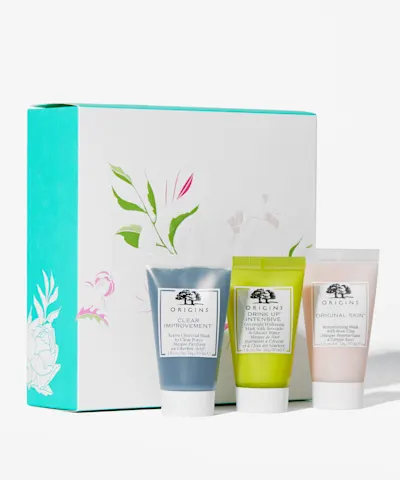 Origins - Love and Mask: Masking Trio to Retexturize, Purify and Hydrate