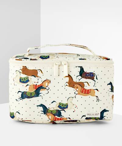 Paul Joe Cosmetic Pouch Iv Horses At - Paul Joe Makeup Bag Paul Joe Cosmetic Pouch Iv Horses At - Paul Joe Makeup Bag
