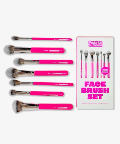 Peaches & Cream - Essential Face Brush Set