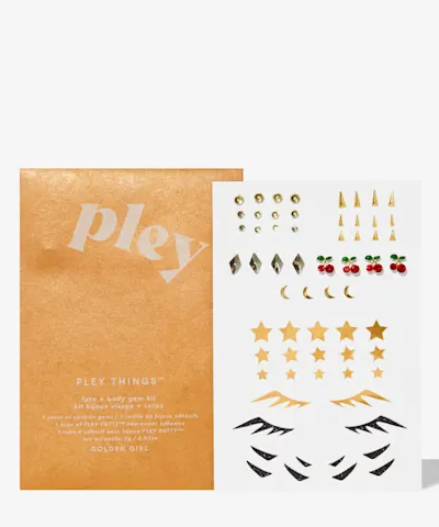 Pley Beauty - Pley Things Reusable Face + Body Gems Golden Girl