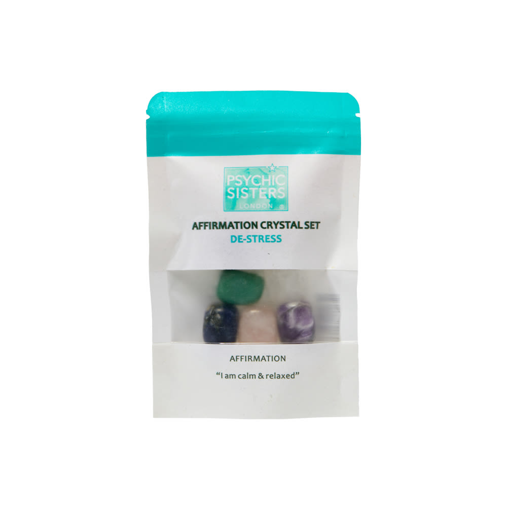 Psychic Sisters De-Stress Crystal Set Bags