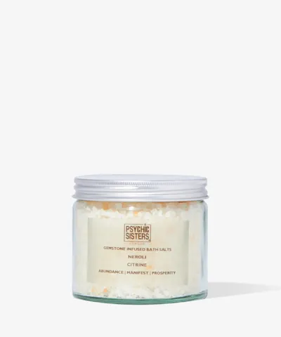 Psychic Sisters - Bath Salts with Gemstone Citrine