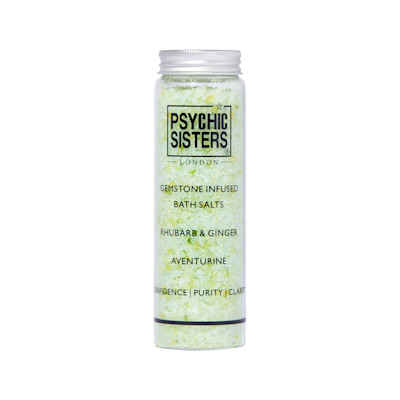 Psychic Sisters Gemstone Infused Bath Salts Gemstone Infused Bath Salts Aventurine - Rhubarb & Ginger