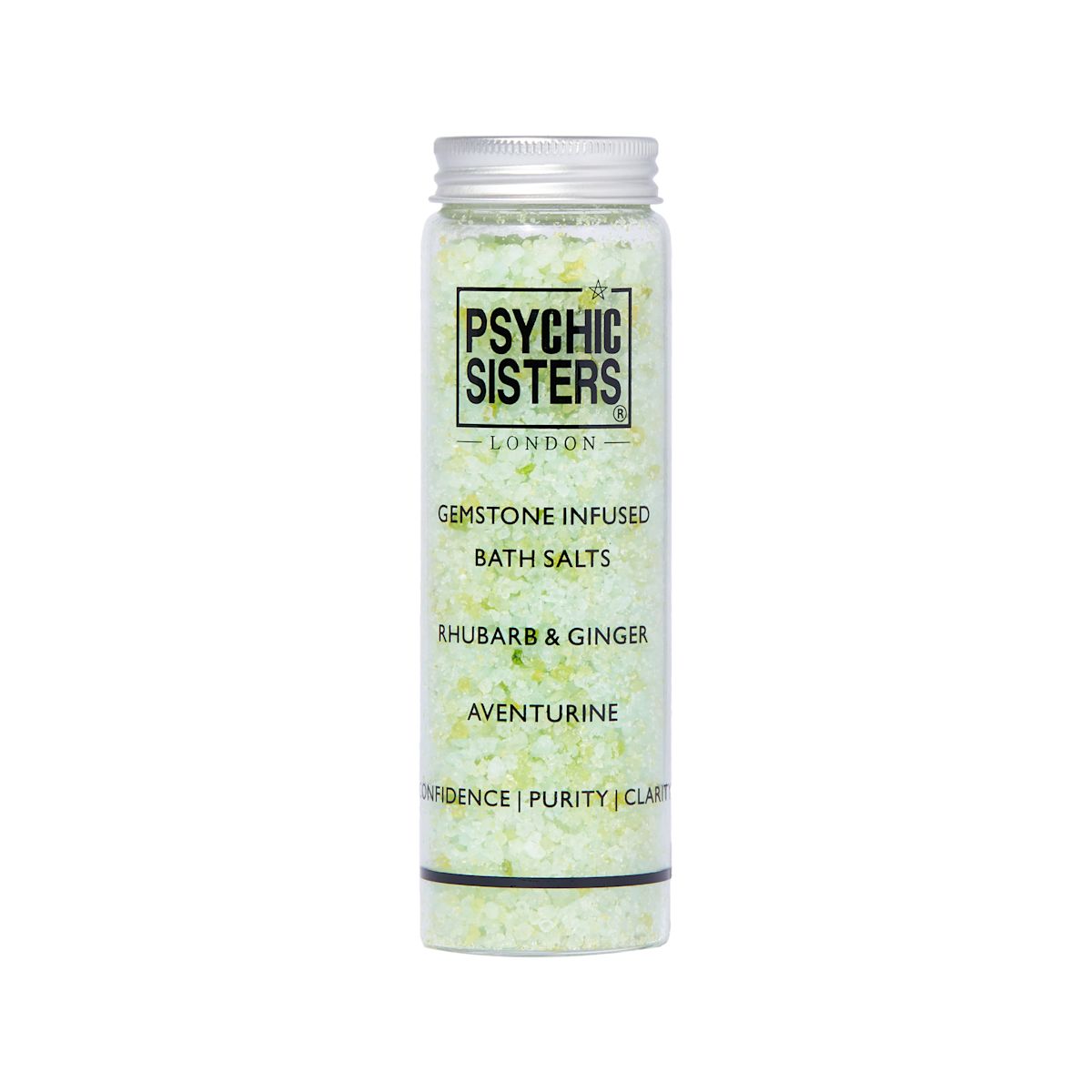 Psychic Sisters Gemstone Infused Bath Salts Gemstone Infused Bath Salts Aventurine - Rhubarb & Ginger