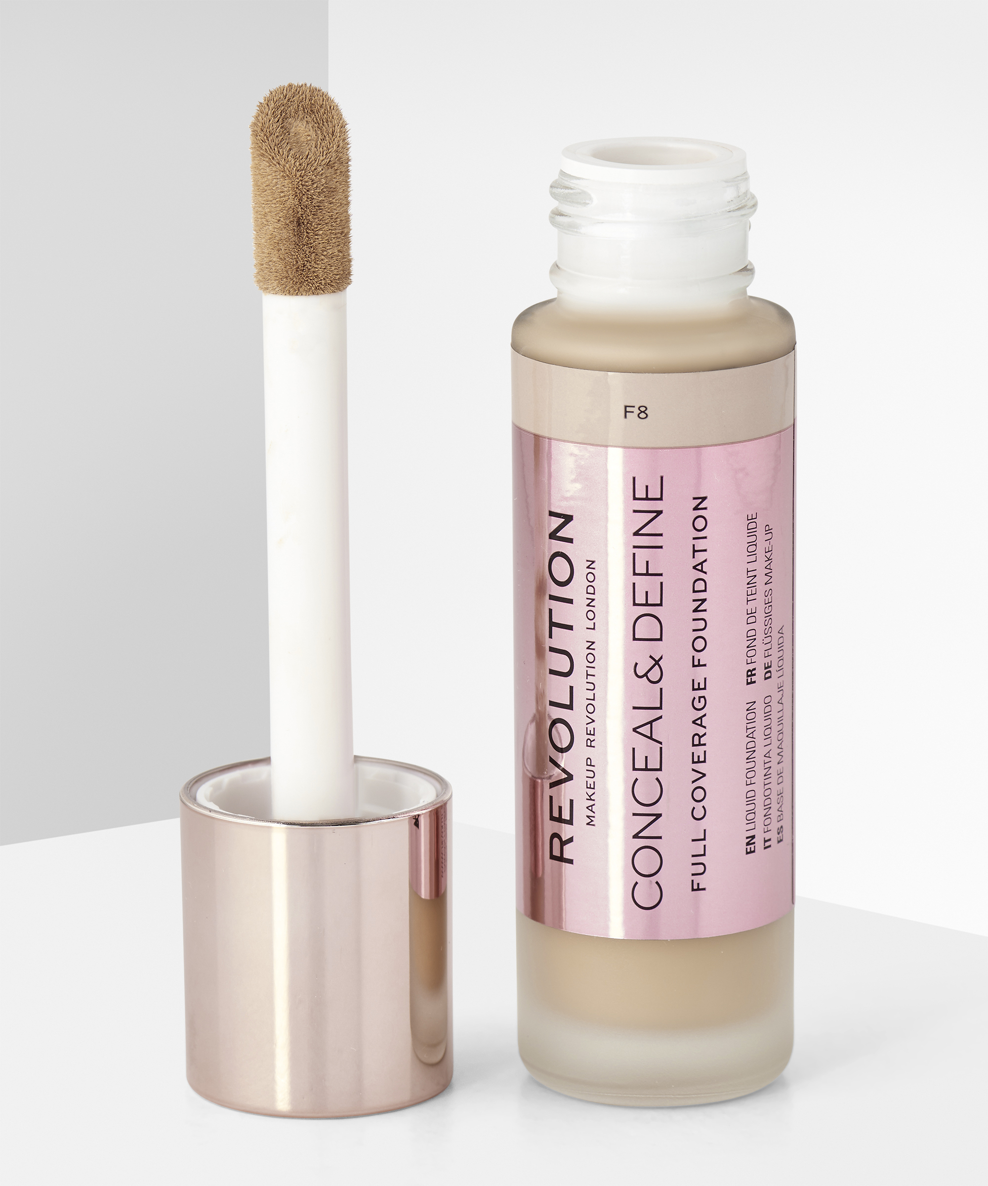 Makeup Revolution Conceal Define Foundation F8 At Beauty Bay