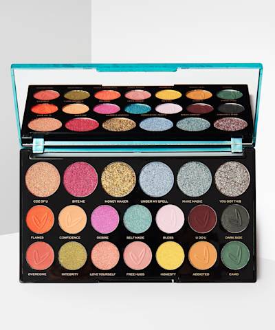 makeup revolution palette carmi magic brushes brush brow cleaner sets