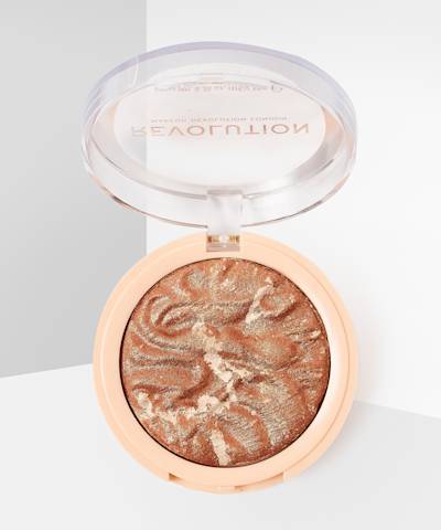 Makeup revolution palette reloaded iconic swatches eyeshadow geek highlighter fever beauty Makeup Revolution Highlight Reloaded - Time To Shine at BEAUTY BAY