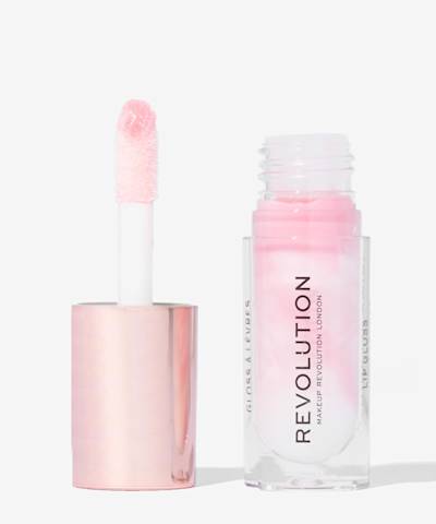 Makeup Revolution Lip Swirl Ceramide Gloss - Pure Gloss Clear at BEAUTY BAY