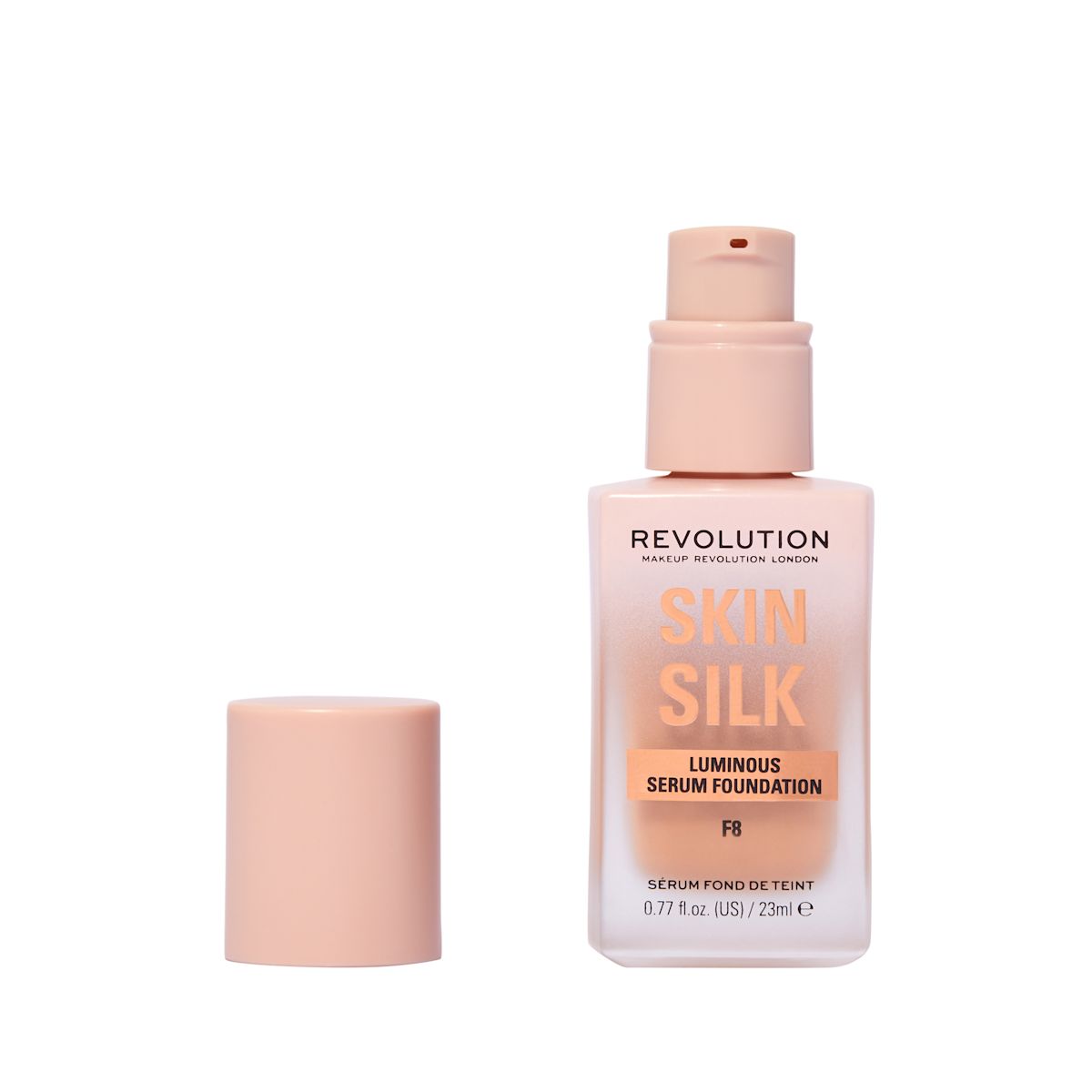 Revolution Skin Silk Serum Liquid Foundation F8