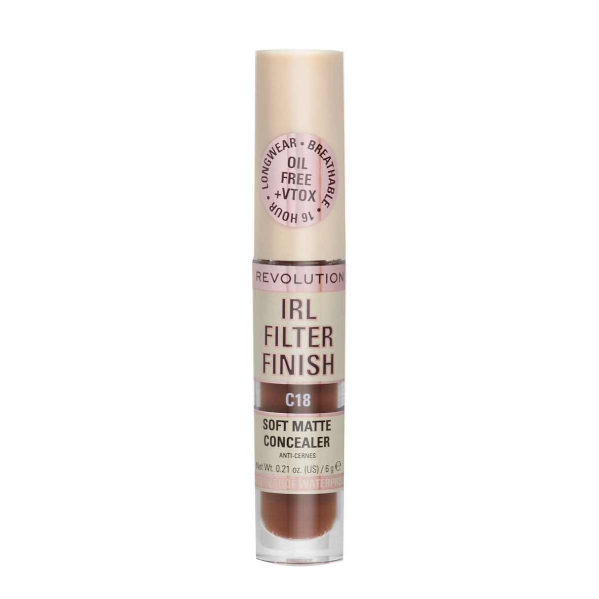 Revolution IRL Filter Finish Concealer in C18