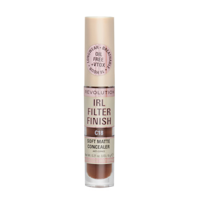 Revolution Women's IRL Filter Finish Concealer in C18