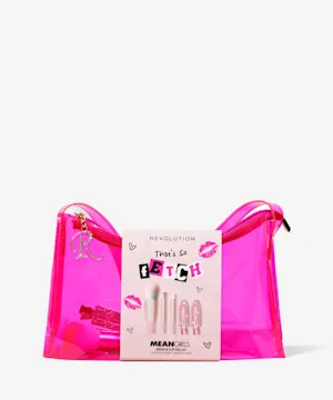 makeuprevolution Mean Girls x Revolution Fetch Brush Set with Hair Clips and Bag