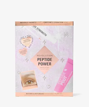makeuprevolution Peptide Power Lash and Lip Duo Gift Set