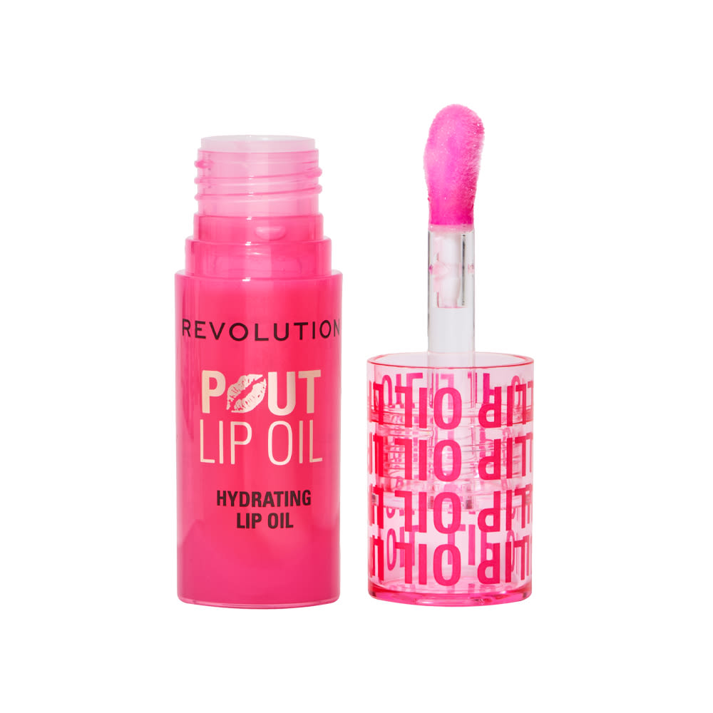 Revolution Pout Lip Oil Cherry Red