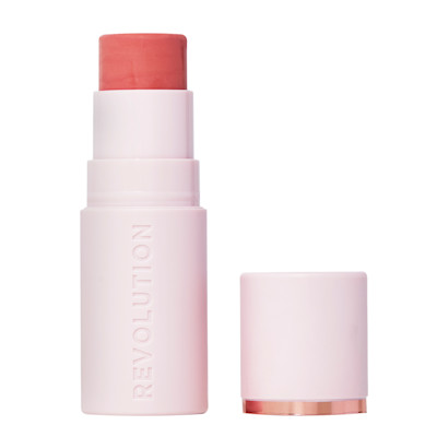Revolution Skin Silk Marble Blush Stick Peachy Pink