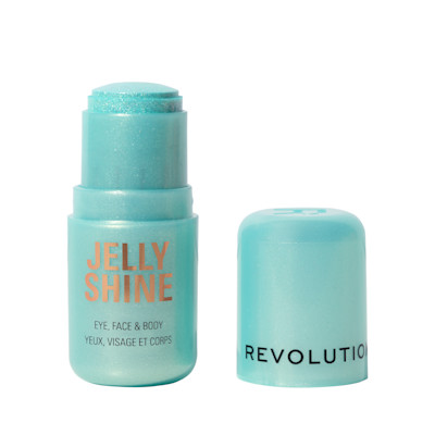 Jelly Shine Eye, Face & Body Highlight Stick - Mermaid Green