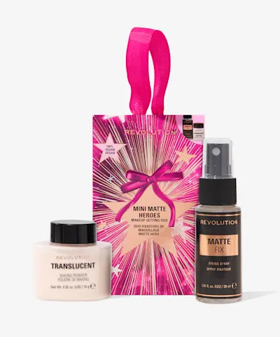 Makeup Revolution - Mini Matte Heroes Makeup Setting Duo