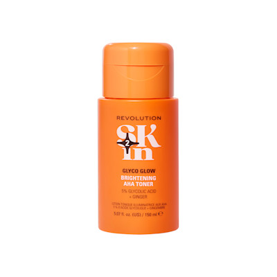 Revolution Skin Glyco Glow 5% Glycolic Acid & Ginger Brightening AHA Toner