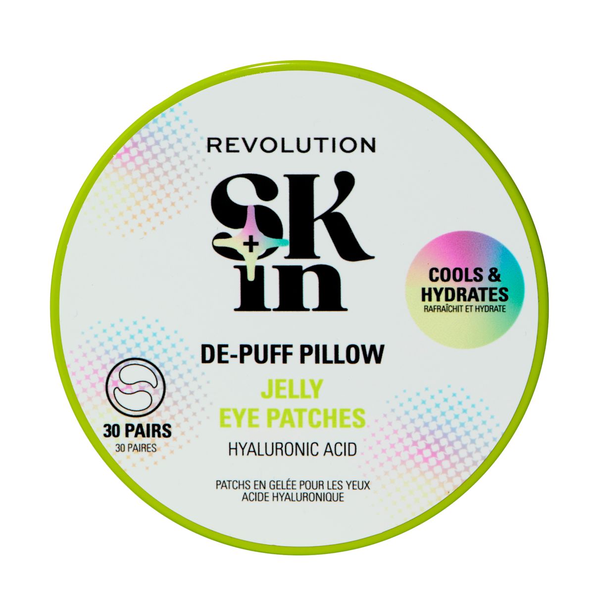 Revolution Skin De-Puff Pillow Hyaluronic Acid Jelly Eye Patches