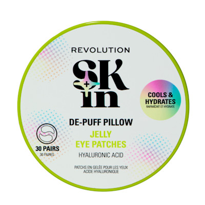 Revolution Skin De-Puff Pillow Hyaluronic Acid Jelly Eye Patches