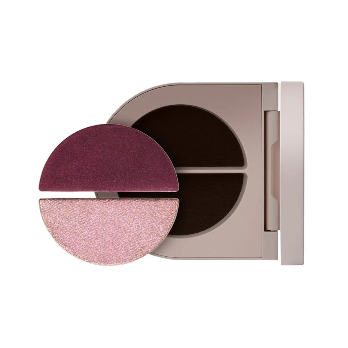 Rose Inc Satin & Shimmer Duet Eyeshadow Satin Plum | Lavender Shimmer