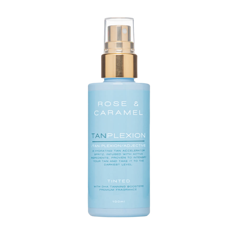Rose & Caramel Tanplexion Tanning Accelerator Tinted