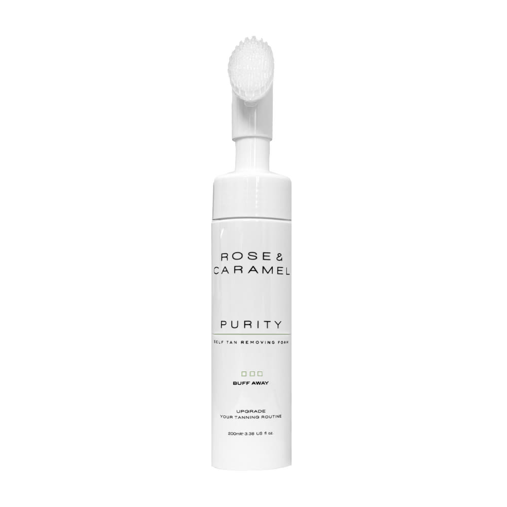 Rose & Caramel Purity Buff Away Self Tan Removing Foam