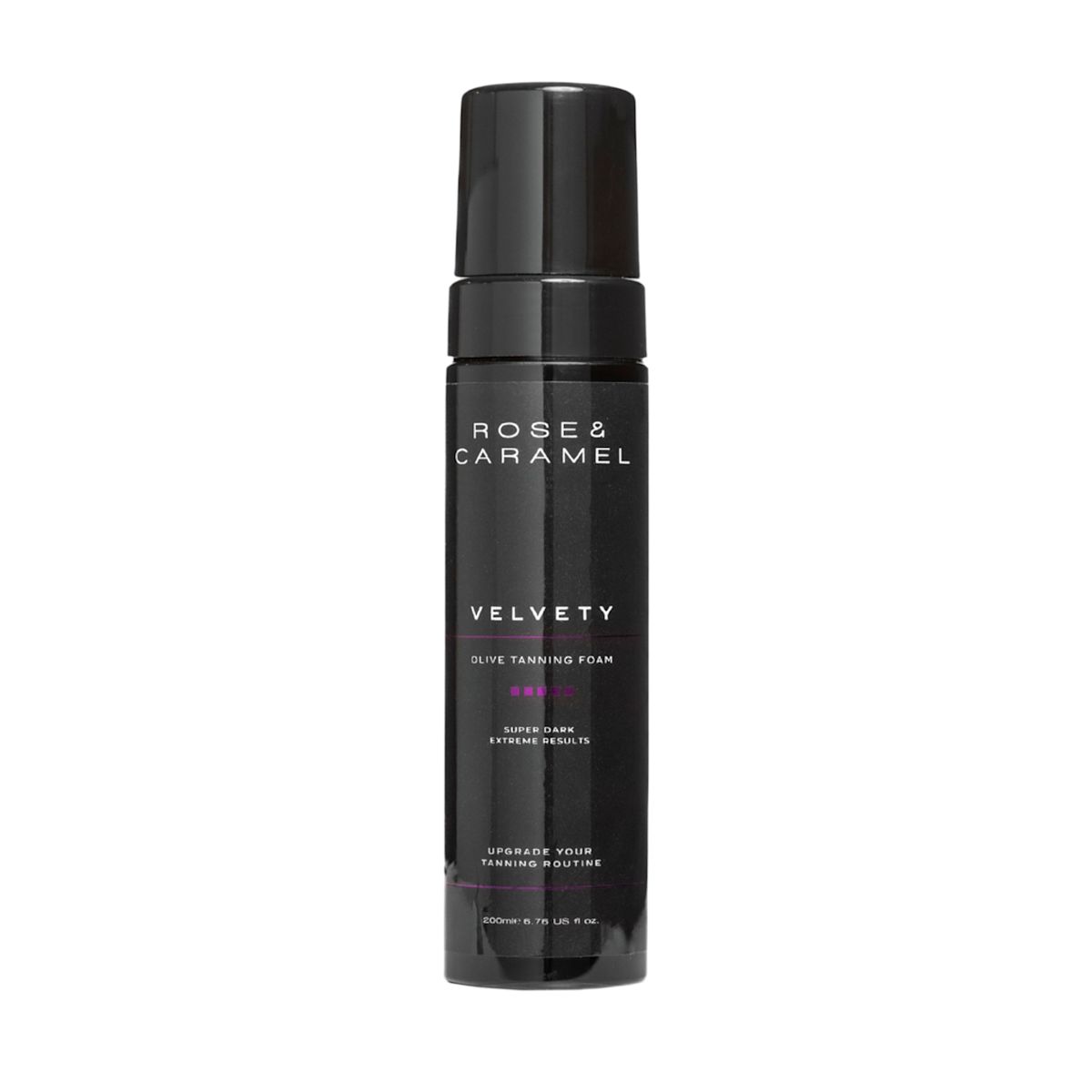 Rose & Caramel Velvety Dark Olive Self Tanning Mousse Super Dark
