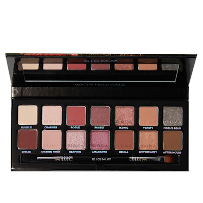 Sigma Beauty Warm Neutrals Eyeshadow Palette 70g