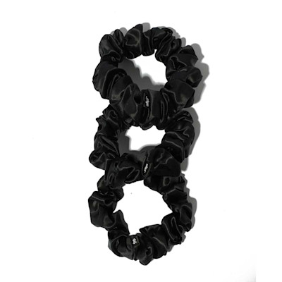 Slip Pure Silk Large Scrunchies Black