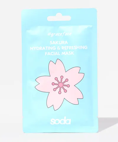 Soda - Sakura Hydrating & Refreshing Facial Mask