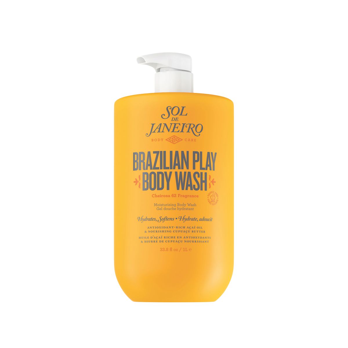 Brazilian 4 Play Moisturizing Shower Cream-Gel - 1000ml