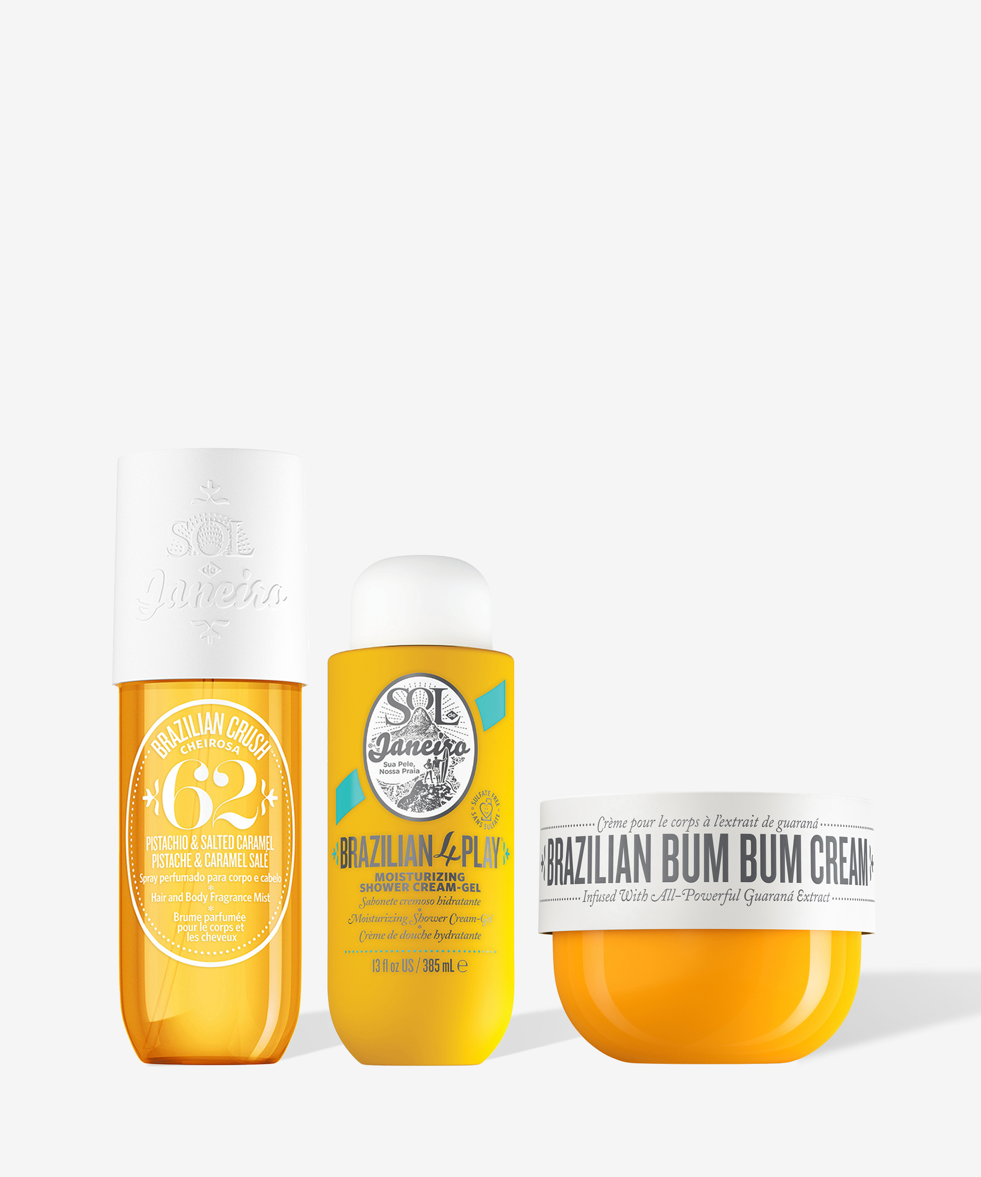 Sol de cheapest Janeiro Bum Bum Cream and Brazilian Crush 62 Cheirosa Bundle Set