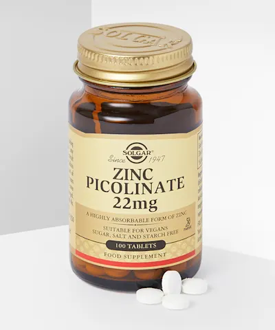 Solgar - Zinc Picolinate 22 mg Tablets