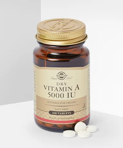 Solgar - Dry Vitamin A 5000 IU Tablets