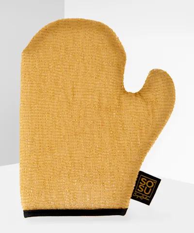 SOSU Cosmetics - Dripping Gold Luxury Exfoliating Mitt