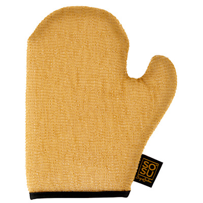 SOSU Cosmetics Dripping Gold Luxury Exfoliating Mitt