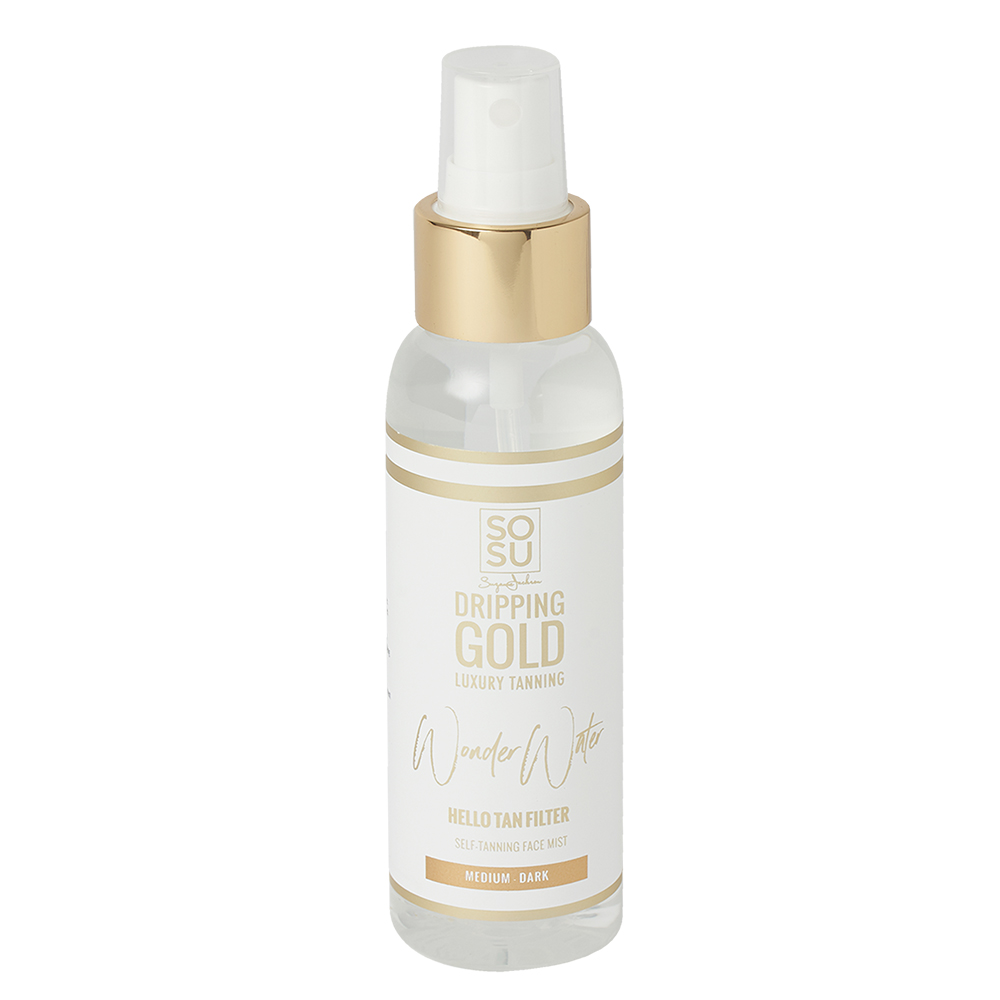 Dripping Gold Wonder Water Self Tanning Facial Mist Medium Dark