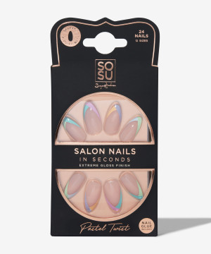 Salon Nails Pastel Twist