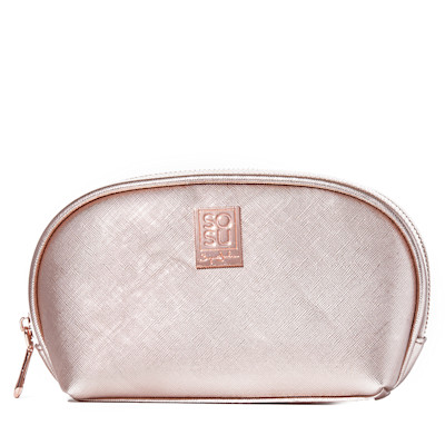 SOSU Cosmetics Rose Gold Cosmetics Bag