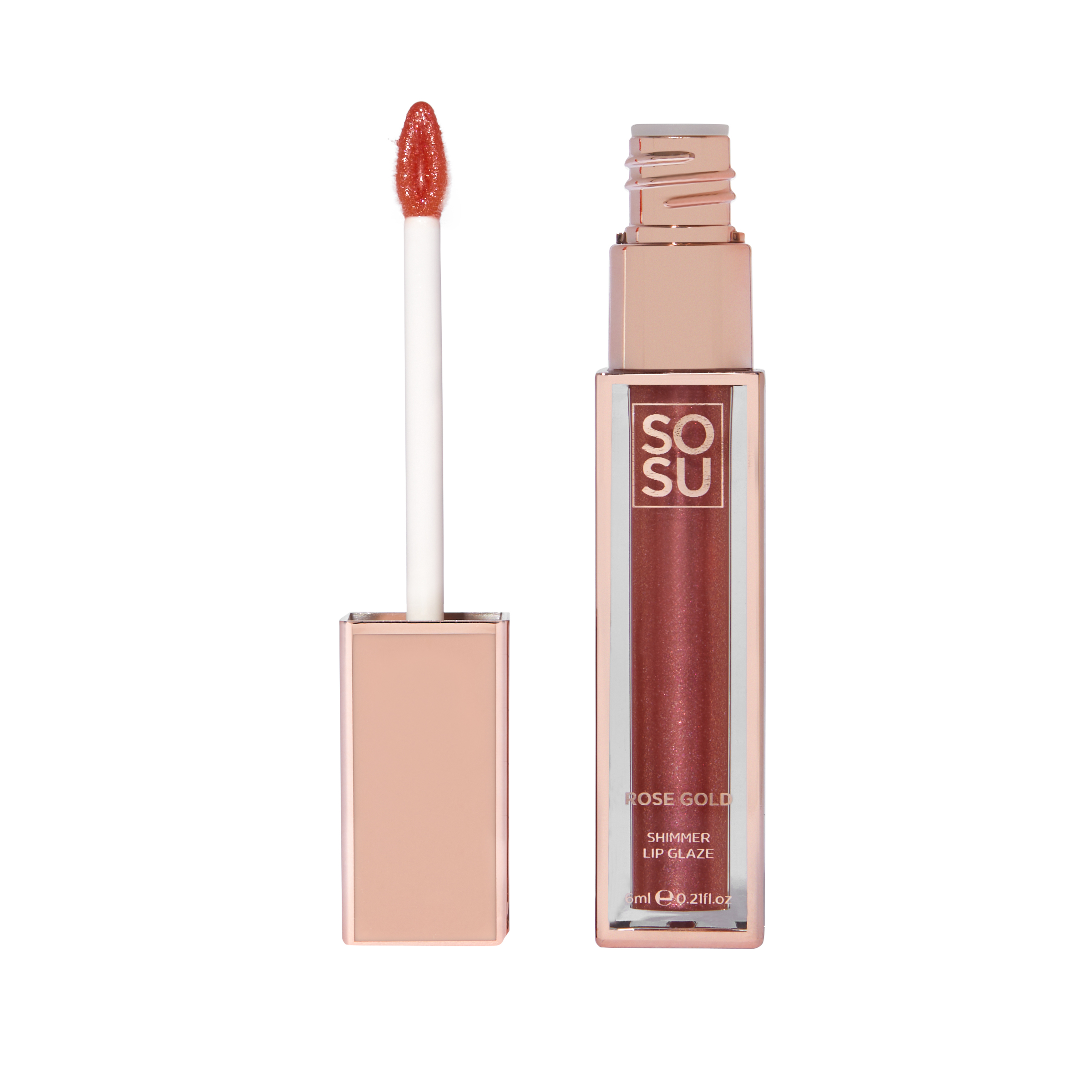 Lip Glaze Rose Gold Shimmer