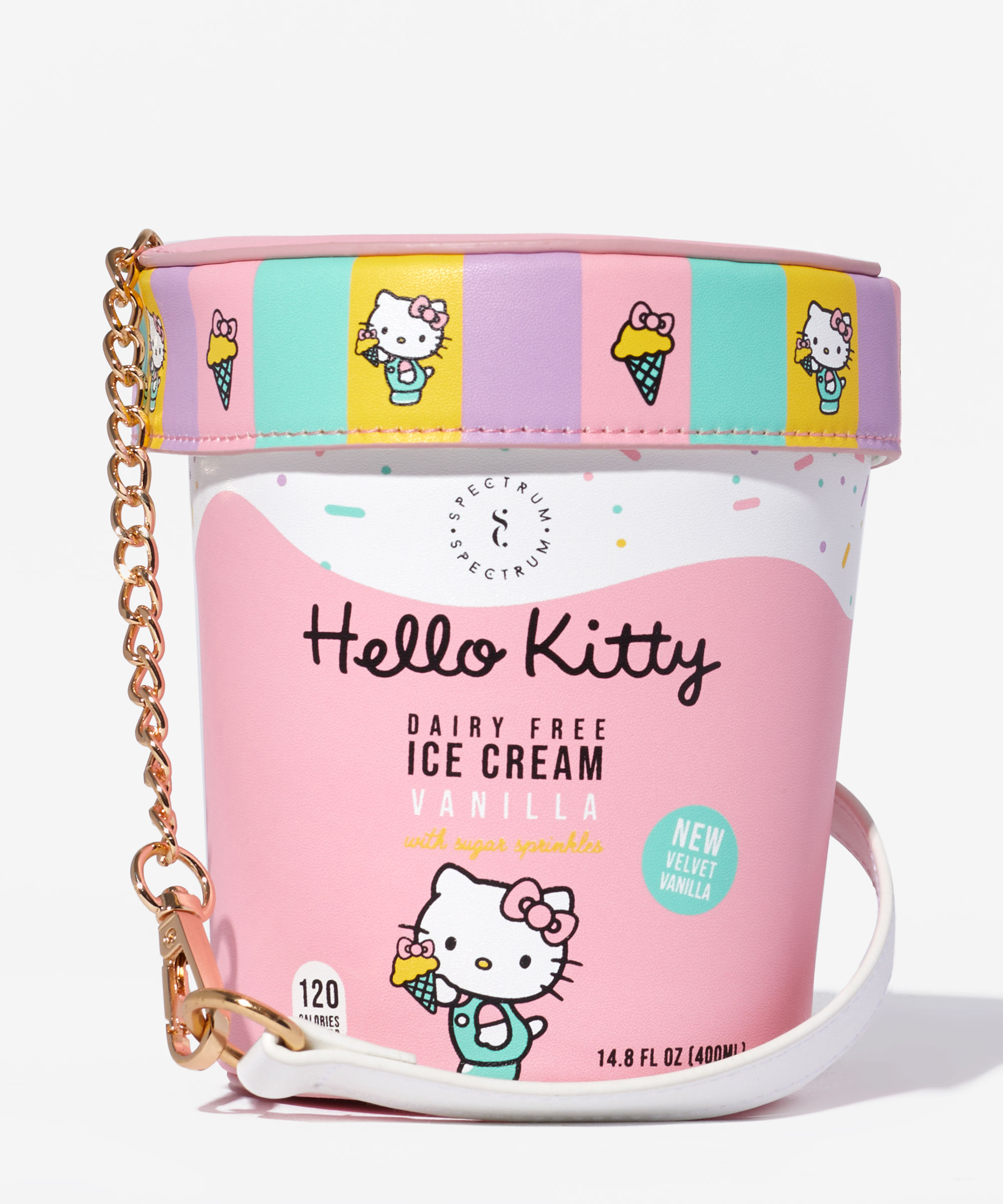 Spectrum Collections Hello Kitty Ice Cream Tub Make Up Bag at