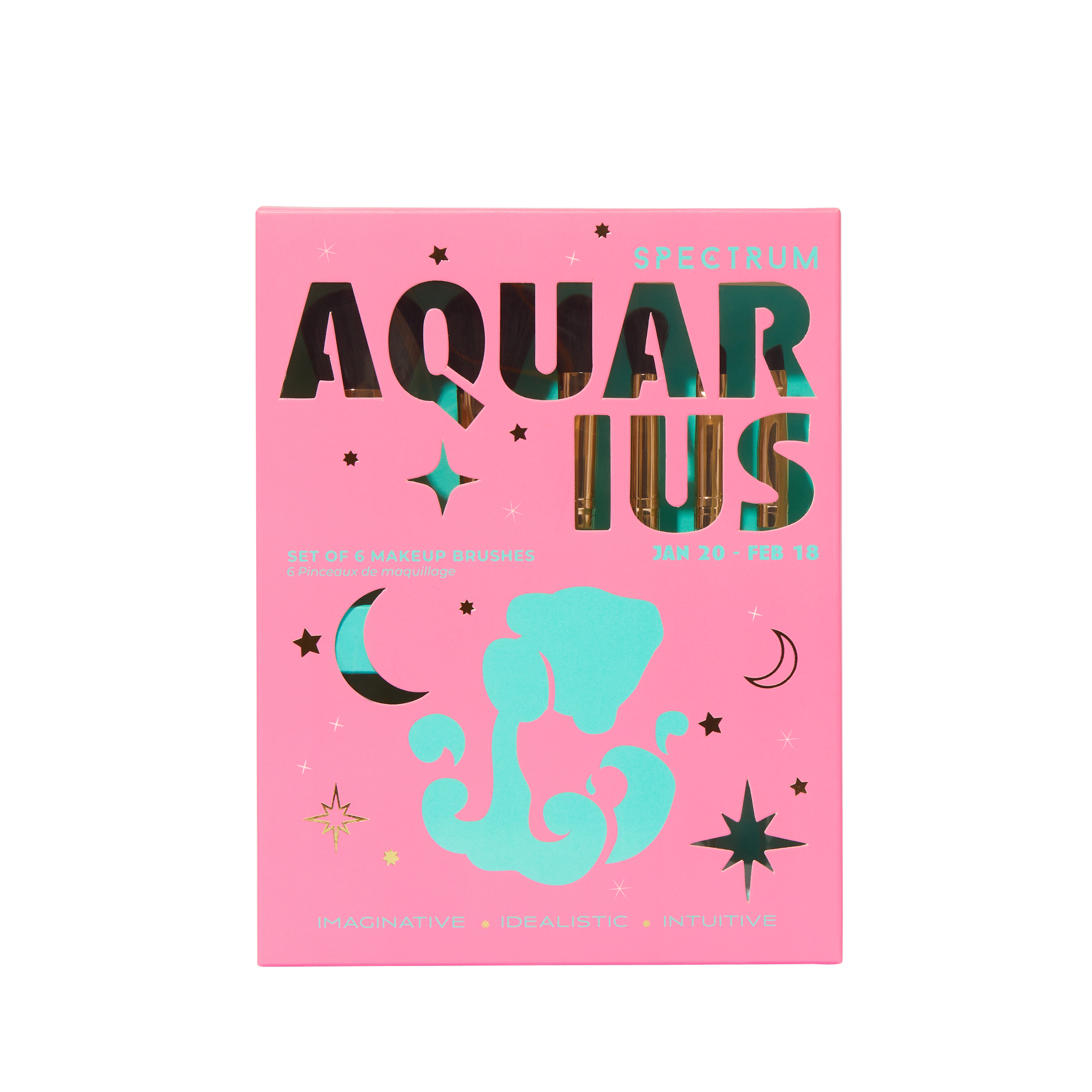 Aquarius 6 Piece Brush Set