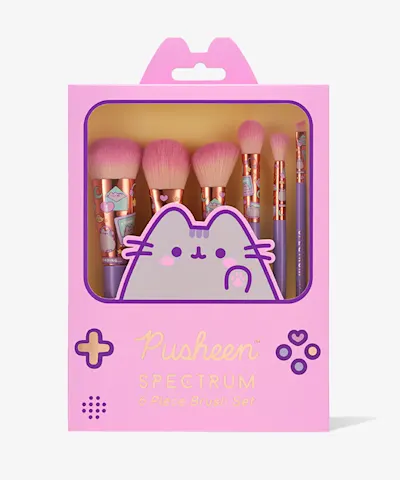 Spectrum Collections - Pusheen Gamer Girl 6 Piece Brush Set