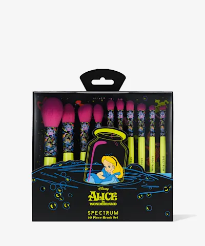 Spectrum Collections - Alice in Wonderland Neon 10 piece brush set