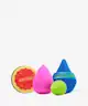 Spectrum Collections - Alice in Wonderland Neon 4 piece sponge and puffs set