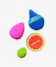 Spectrum Collections - Alice in Wonderland Neon 4 piece sponge and puffs set
