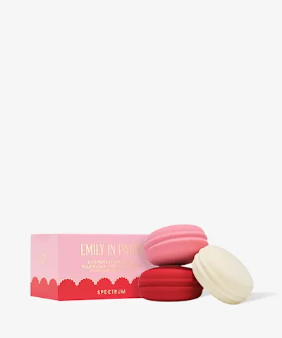 Spectrum Collections - Emily in Paris Bistro 3 Piece Macaroon Sponges Set